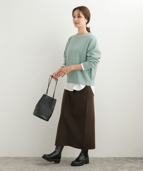 URBAN RESEARCH DOORS ニット セーター 針抜きフラフィーニット
