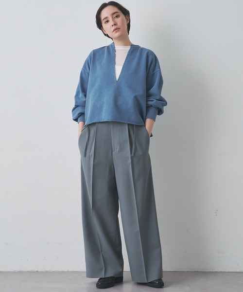 Whim Gazette（ウィム ガゼット） トレーナー スウェット ピグメント