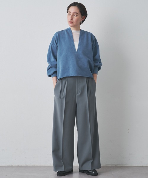 Whim Gazette（ウィム ガゼット） トレーナー スウェット ピグメント