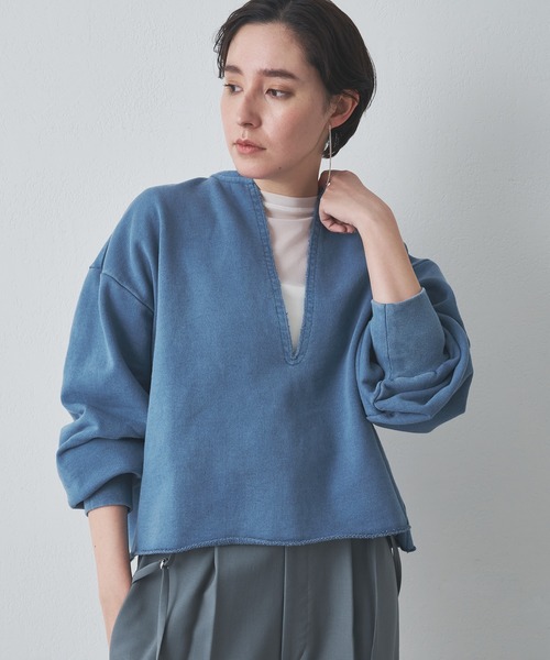 Whim Gazette（ウィム ガゼット） トレーナー スウェット ピグメント