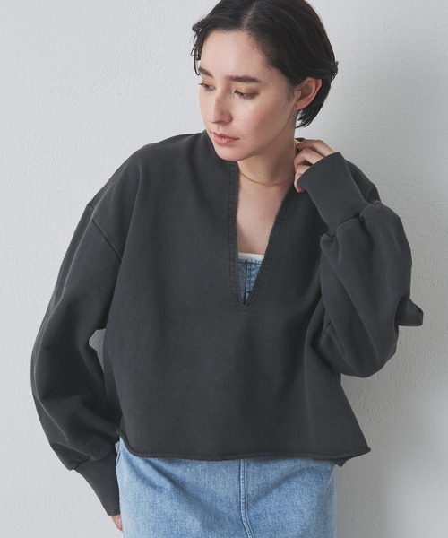 Whim Gazette（ウィム ガゼット） トレーナー スウェット ピグメント