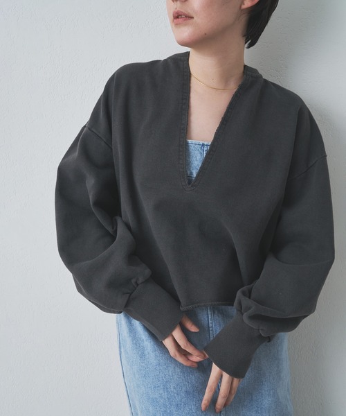 Whim Gazette（ウィム ガゼット） トレーナー スウェット ピグメント