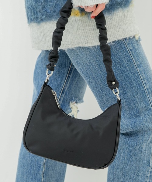 [未使用✨]❤️Ungrid×アングリッド＊ワンショルギャザーデザインバッグ❤️ Ungrid ハンドバッグ 「Ungrid/アングリッド」 WEB限定 ギャザー
