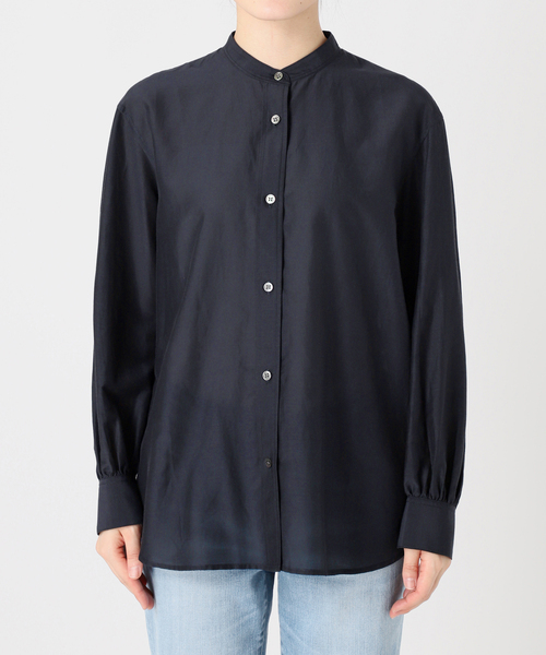 「Spick & Span」 長袖シャツ - ネイビー レディース Spick＆Span 「Spick & Span」 長袖シャツ FREE ネイビー