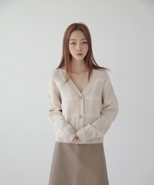 「UNE MANSION」 ニットカーディガン FREE ミント レディース_画像7