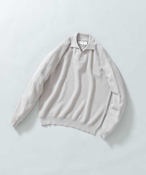 URBAN RESEARCH ROSSO MEN ポロシャツ 変形カノコスキッパー
