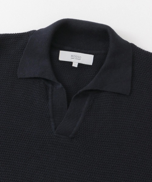 URBAN RESEARCH ROSSO MEN ポロシャツ 変形カノコスキッパー