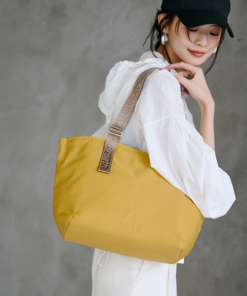 トートバッグ Kappy Freely フリーリー ナイロン ロゴテープ 2way トートバッグ