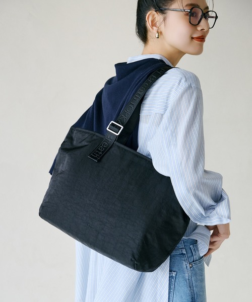 2150　ブレストプカピ　トートバッグ　ナイロン　ブラック　新品未使用 Breath TOPKAPI】Freely フリーリー ナイロン ロゴテープ トート