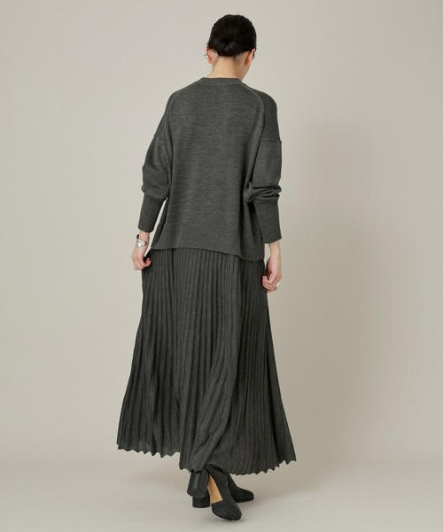 Curensology（カレンソロジー） ニットワンピース 38 グレー