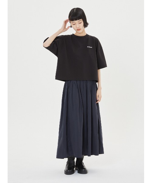 Barbour tシャツ JAPAN LIMITED” クロップド ワンポイントロゴ T