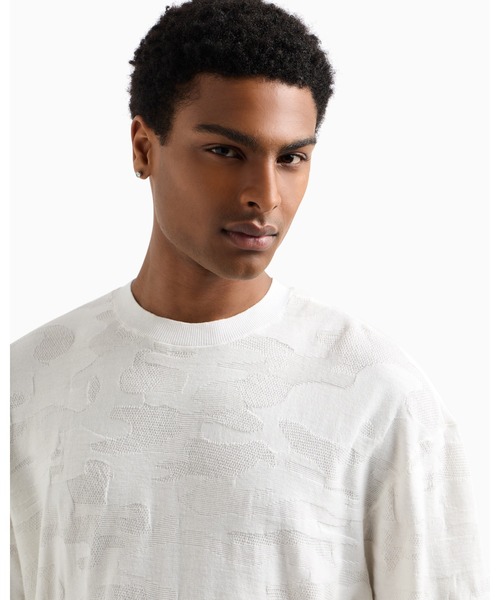 Armani Exchange カモフラージュセーター L ARMANI EXCHANGE セーター ニット 「A|X アルマーニ エクスチェンジ