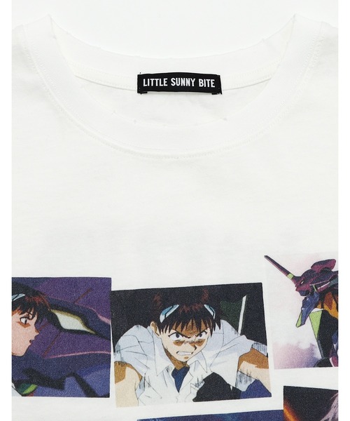 tシャツ 「8」「it」evangelion x little sunny bite long tee レディース メンズ Little sunny bite tシャツ 「8」「it」evangelion x little