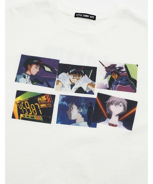 tシャツ 「8」「it」evangelion x little sunny bite long tee レディース メンズ Little sunny bite tシャツ 「8」「it」evangelion x little