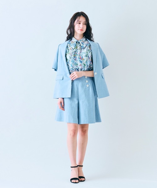 マリンPTリボンタイブラウス マリンPTリボンタイブラウス | オーディア ミューズ(Audie a Muses