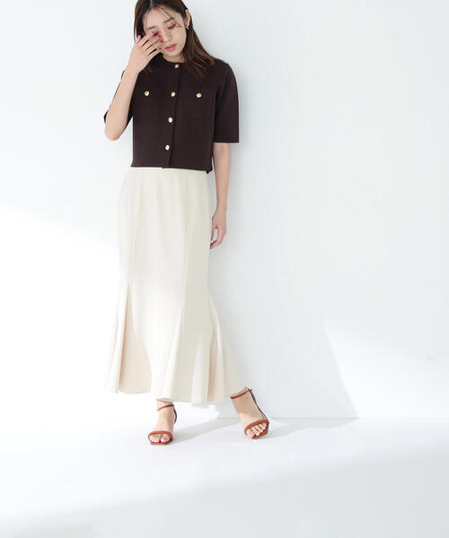 NATURAL BEAUTY BASIC カーディガン 「美人百花掲載」「WEB限定