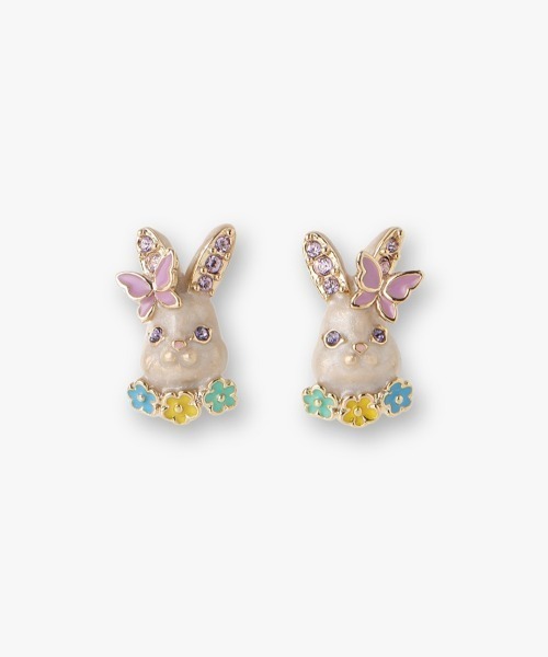 アナスイ　うさぎ　ピアス　真珠 ANNA SUI（アナスイ） ピアス うさぎ モチーフ ピアス レディース