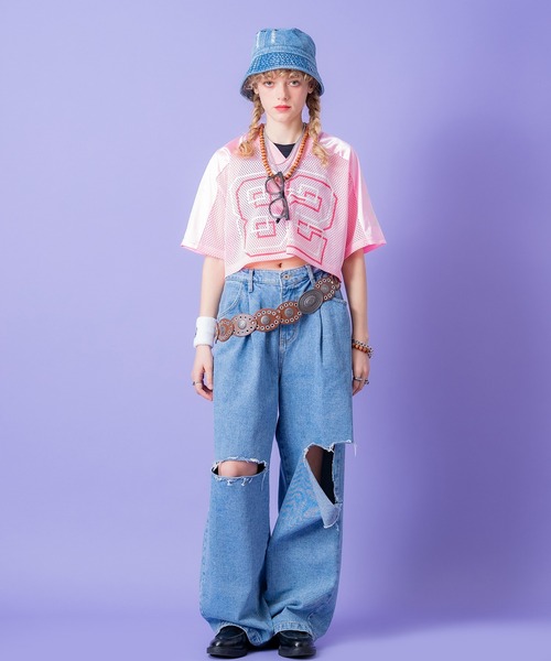 ベルト an meets zakka ネイティブ刻印オーバルビッグコンチョバックル