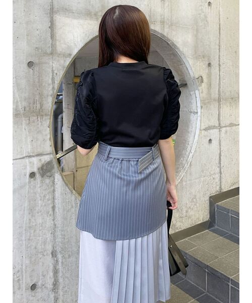 MURUA スカート 異素材MIXスリットスカート : ZOZOTOWN Yahoo!店