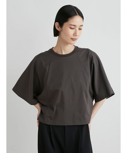 tシャツ 強撚ワイドカットTOPS レディース