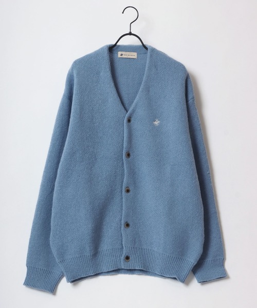 「BEVERLY HILLS POLO CLUB」 ニットカーディガン L イエロー系その他 レディース_画像5