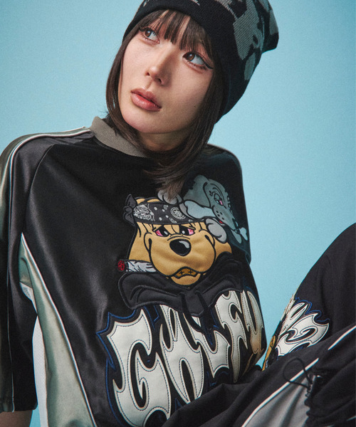 tシャツ 「GALFY/ガルフィー」病みに争いしサイバーTシャツ レディース メンズ