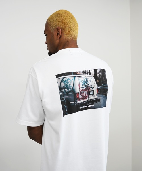 tシャツ SANDER LAND 9.1ozマグナムウェイト Graffiti バックプリント