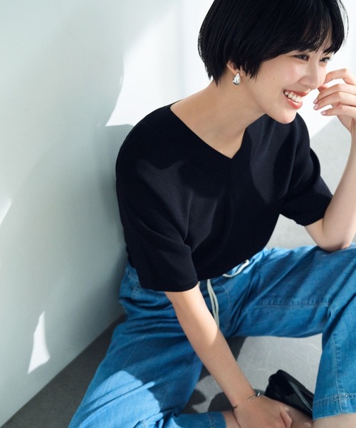 Elura ニット セーター 「WEB限定｜第三弾ニット」華奢見え