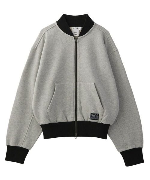 【新品未使用】X-girl ジップアップスウェットブルゾン X-girl（エックスガール） トレーナー スウェット ZIP UP SWEAT