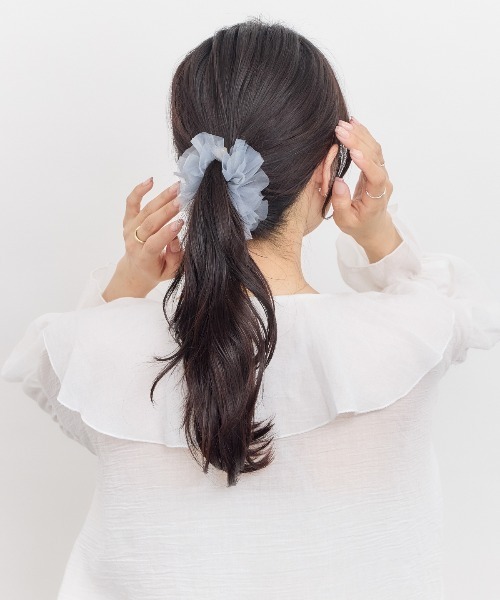 Heartdance ヘアクリップ カラーチュールバナナクリップ
