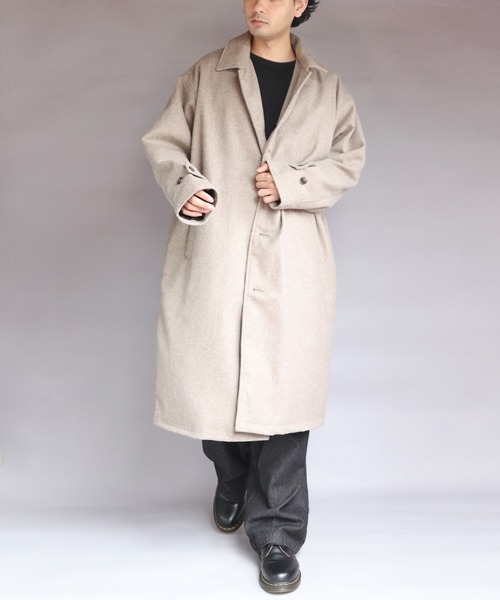 vintage フェザーコート セール】【White Line】 MOSS ロング チェスター コート / オーバー