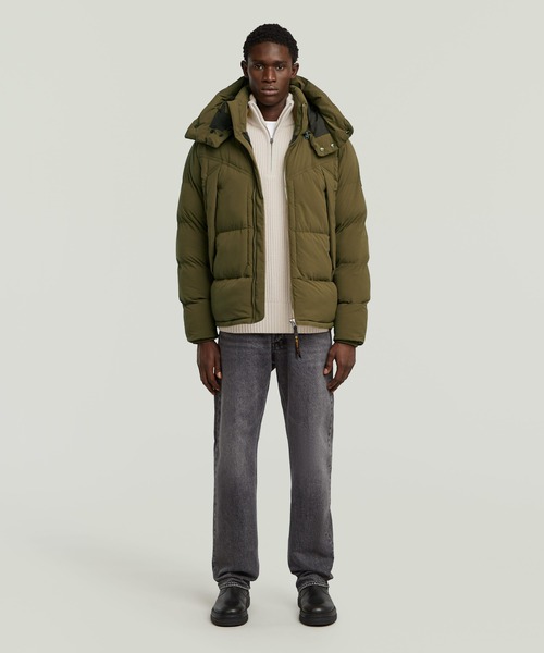 G-STAR RAW ダウンジャケット ダウン G-WHISTLER PADDED HOODED JACKET