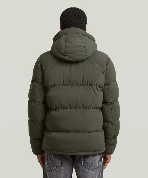 G-STAR RAW ダウンジャケット ダウン G-WHISTLER PADDED HOODED JACKET