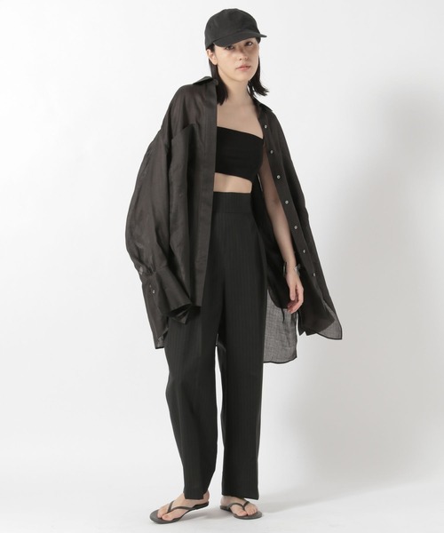 「Chaos」 長袖シャツ FREE ブラック レディース_画像5