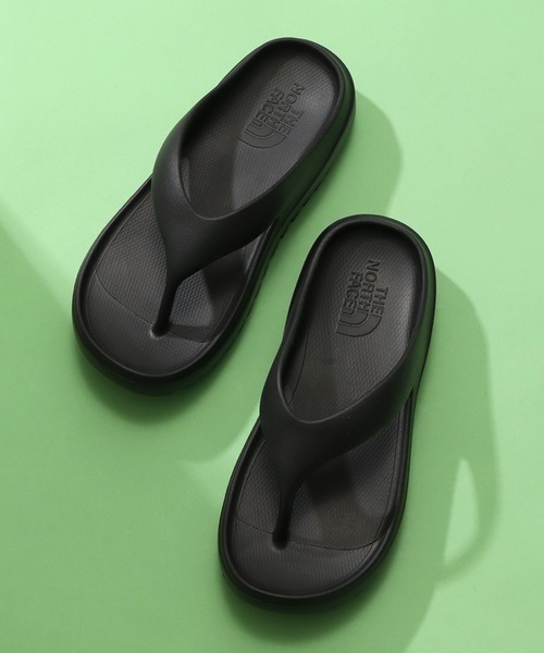 THE NORTH FACE ブラックサンダル 280 THE NORTH FACE 「THE FACE」 サンダル 28.0cm ブラック メンズ