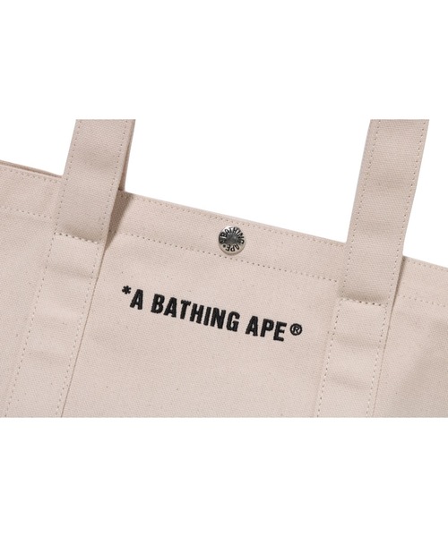 A BATHING APE トートバッグ BIG HEAD TOTE BAG メンズ