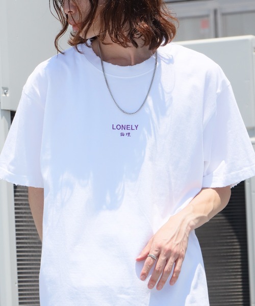 LONELY/論理 tシャツ LONELY(論理)/ロンリー BAKE NEKO TEE Tシャツ
