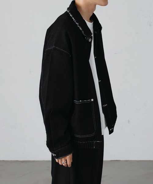 「epnok」 デニムジャケット MEDIUM サックスブルー メンズ