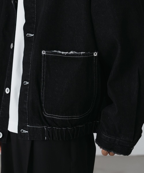「epnok」 デニムジャケット MEDIUM サックスブルー メンズ