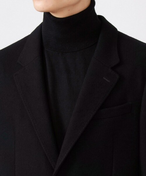 LOVELESS（ラブレス） チェスターコート M ブラック メンズ : ZOZOTOWN