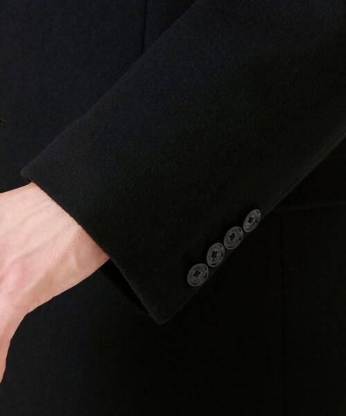 LOVELESS（ラブレス） チェスターコート M ブラック メンズ : ZOZOTOWN