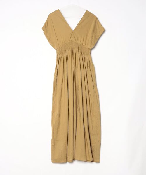 MARIHA ベージュ ノースリーブ フレアワンピース MARIHA 夏のレディのドレス ベージュ 38 マリハ ワンピース