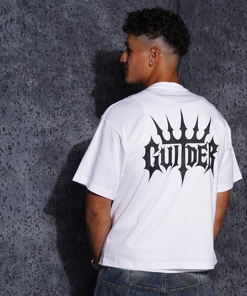 GUIDER tシャツ 「GUIDER」クラウン グラフィック Tシャツ