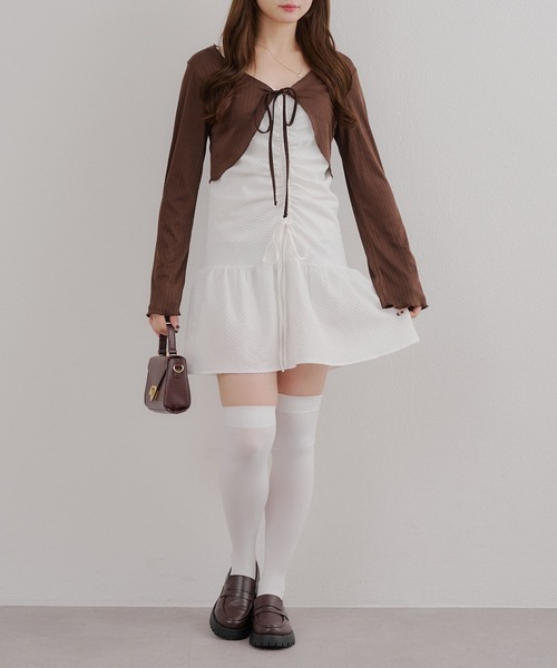 ANOTHER BRANCH OLIVE des OLIVE ワンピース ボレロ×キャミチュニック