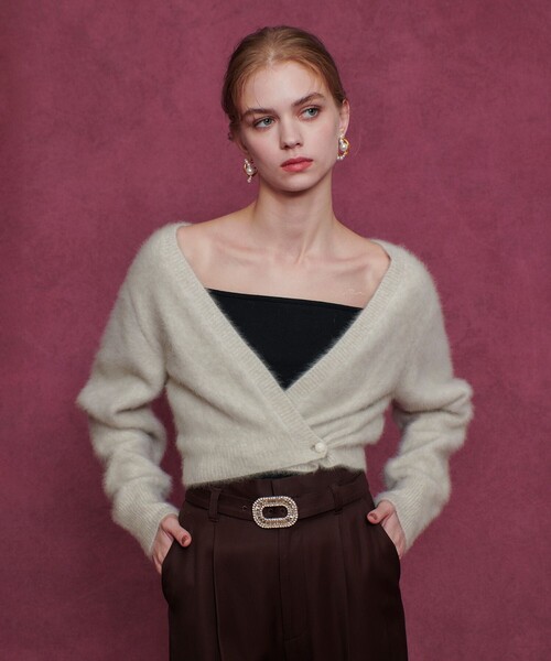 【美品】LOULOU WILLOUGHBY ルルウィルビー カシミヤ カーディガ LOULOU WILLOUGHBY（ルルウィルビー） カーディガン 「LOULOU