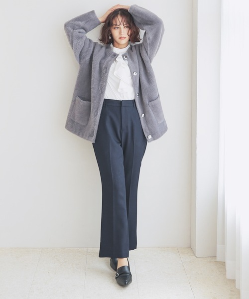 GLACIER lusso（グラシアルッソ） スラックス パンツ 「抗菌防臭