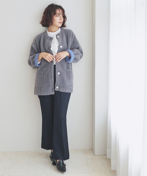 GLACIER lusso（グラシアルッソ） スラックス パンツ 「抗菌防臭