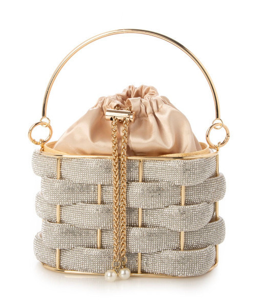 カシュカシュ（cache cache）/カシュカシュ cachecache / メタリックメッシュオーバルバッグ cache cache（カシュカシュ） ショルダーバッグ バッグ cachecache