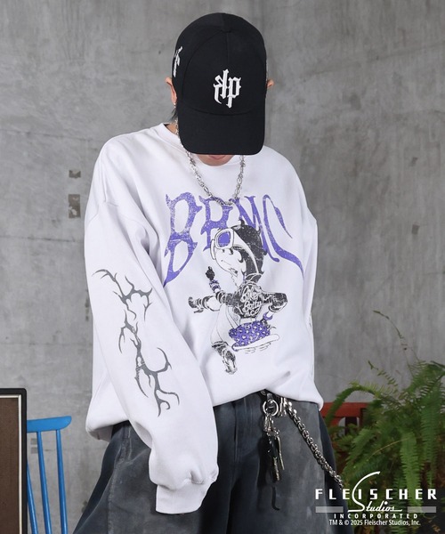 BETTY BOOP（ベティ ブープ） トレーナー スウェット AW 裏起毛 クルー