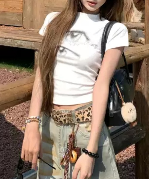 「CELENA BEATS」 半袖Tシャツ M ホワイト レディース_画像6